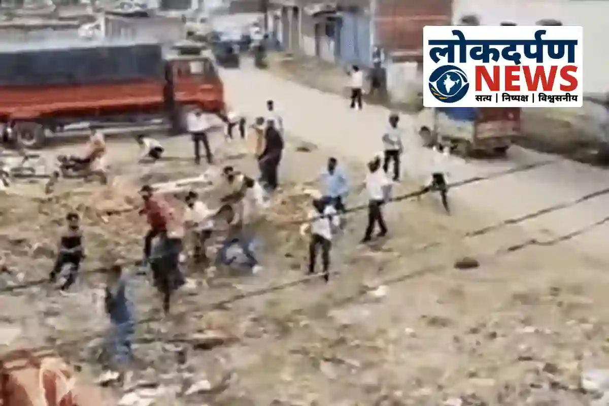 Gorakhpur land dispute clash violence scene