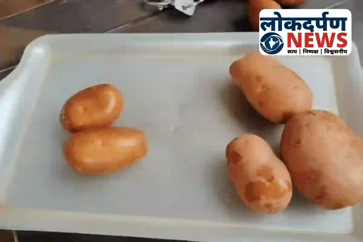Gorakhpur bazar me bik rahe chemical se rangin red aloo, health department ne di warning