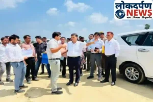 गोरखपुर में 157 करोड़ की लागत से तैयार हो रहा यूपीएसएसएफ भवन: कमिश्नर ने देखा निर्माण कार्य, सर्विस रोड को लेकर दूर हुआ विवाद