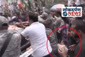 Bihar Election 2025 : वोटर अधिकार यात्रा में हादसा राहुल गांधी की गाड़ी के नीचे आया पुलिस जवान, बाल-बाल बचा