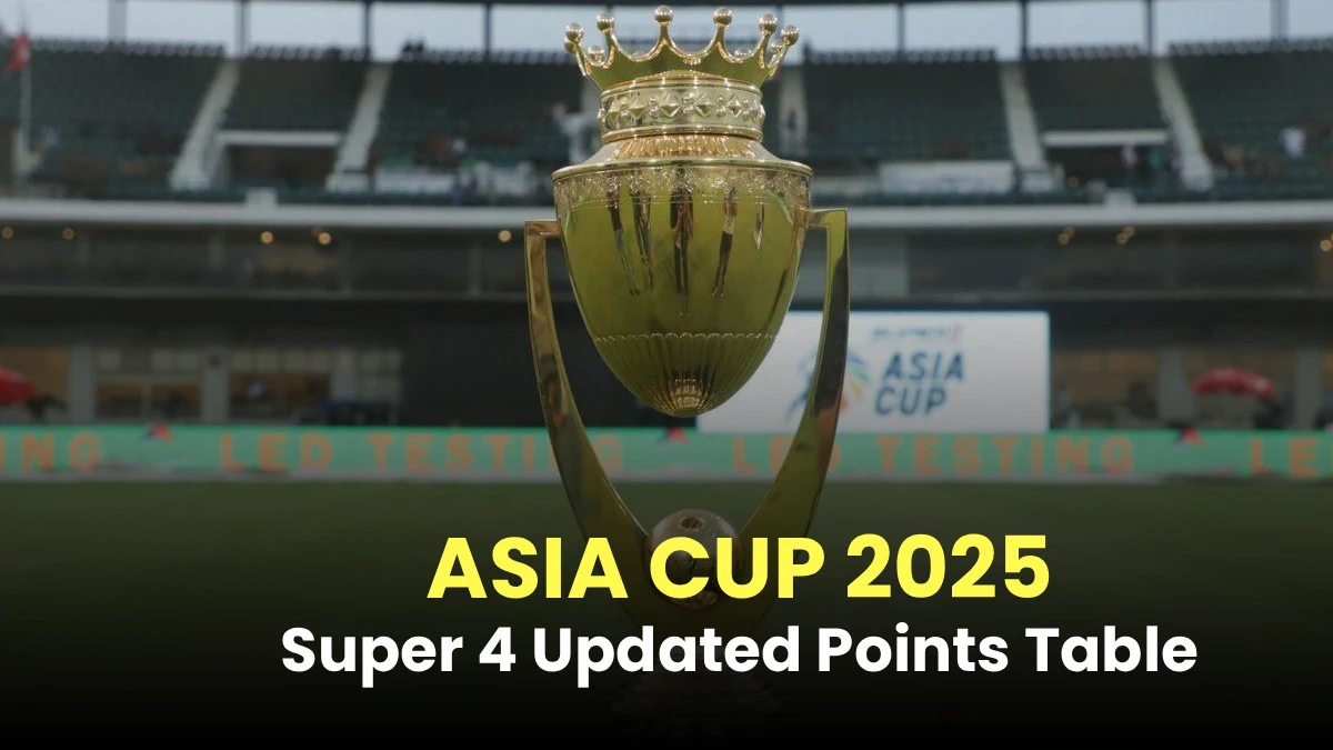 Asia Cup 2025 Points Table: India dominates in the Super 4 stage-updated standings