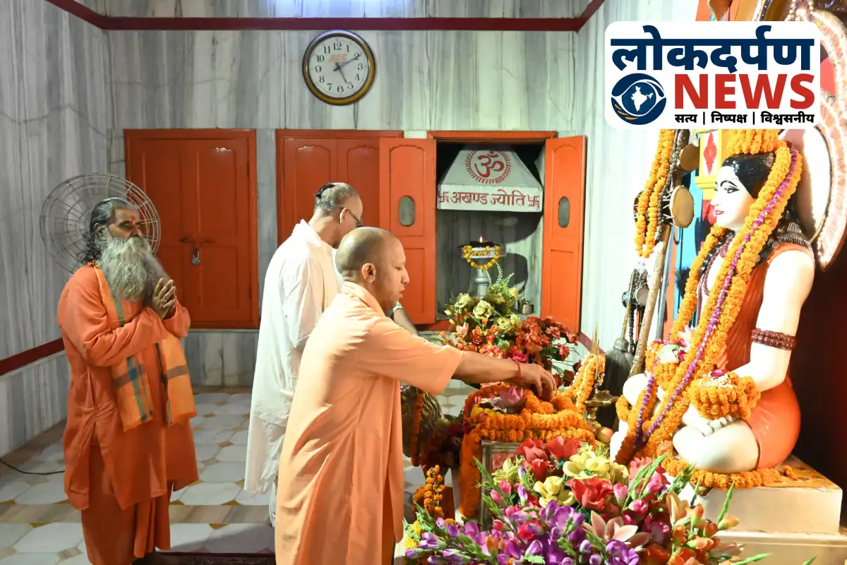 CM Yogi Adityanath visiting Budhiya Mata Temple in Gorakhpur | Gorakhpur News