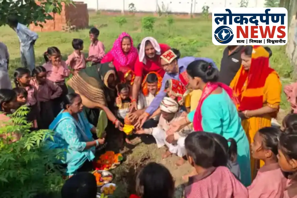Foundation ceremony of new building at Basudha Primary School, Gorakhpur | Gorakhpur News