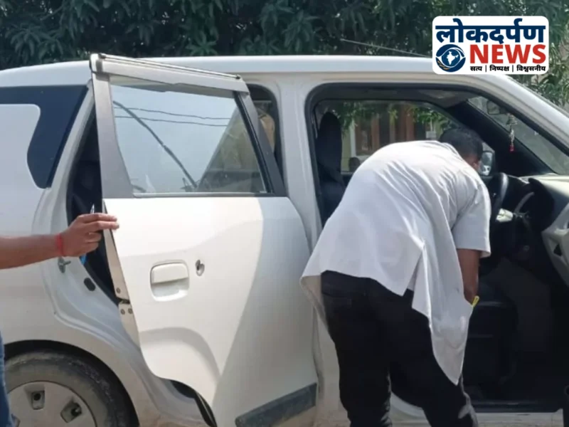 Gorakhpur News : रात में बाइक सवार बदमाशों ने कार पर दागी गोलियां, पुलिस जांच में जुटी