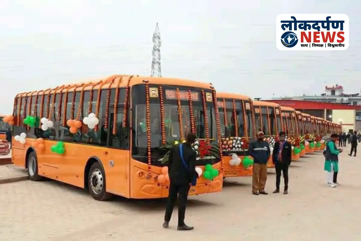 Gorakhpur electric city buses new survey routes