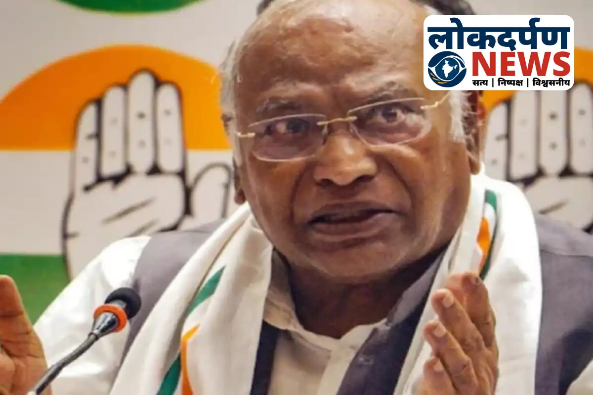 Mallikarjun Kharge addressing GST reforms criticism