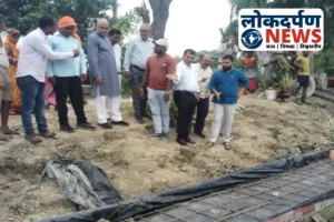Gorakhpur News: गोरखपुर में नाले के निर्माण की गुणवत्ता पर सवाल: जांच टीम ने ठेकेदार को दी चेतावनी