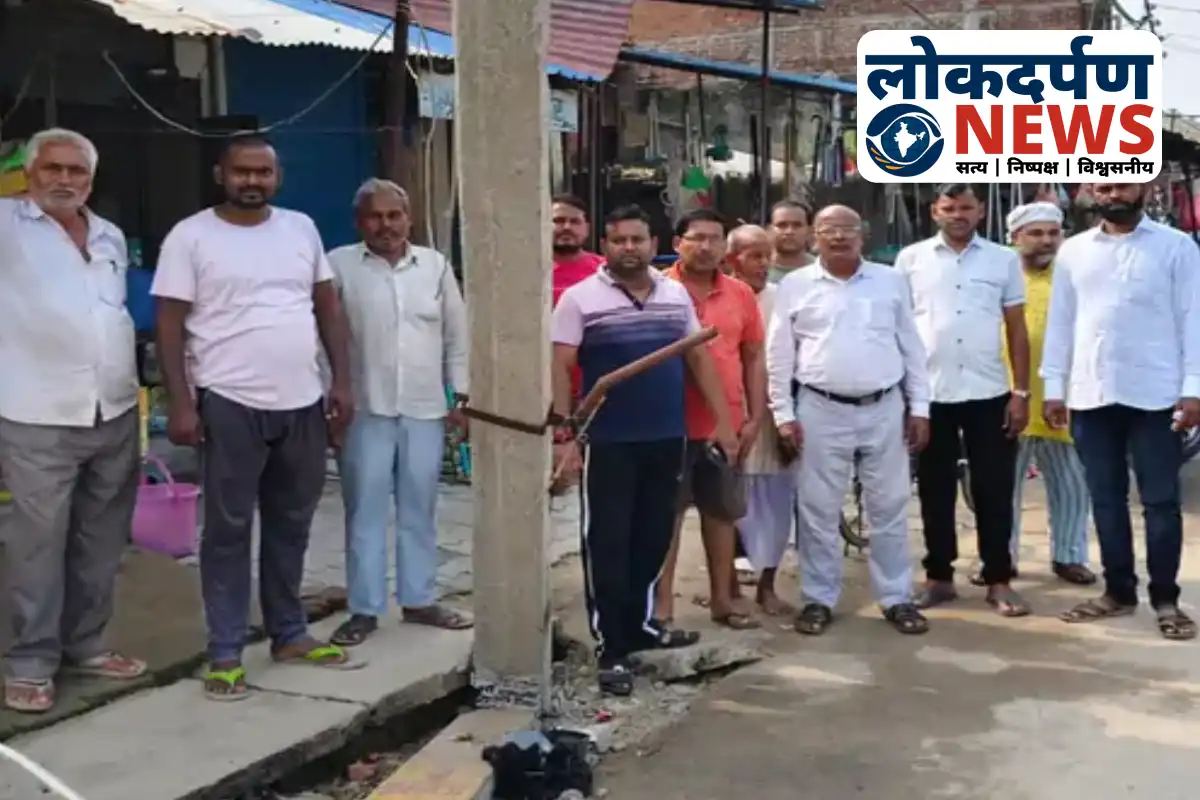 Pickup truck damages electric pole in Dhuriapar, leaving 200 houses powerless