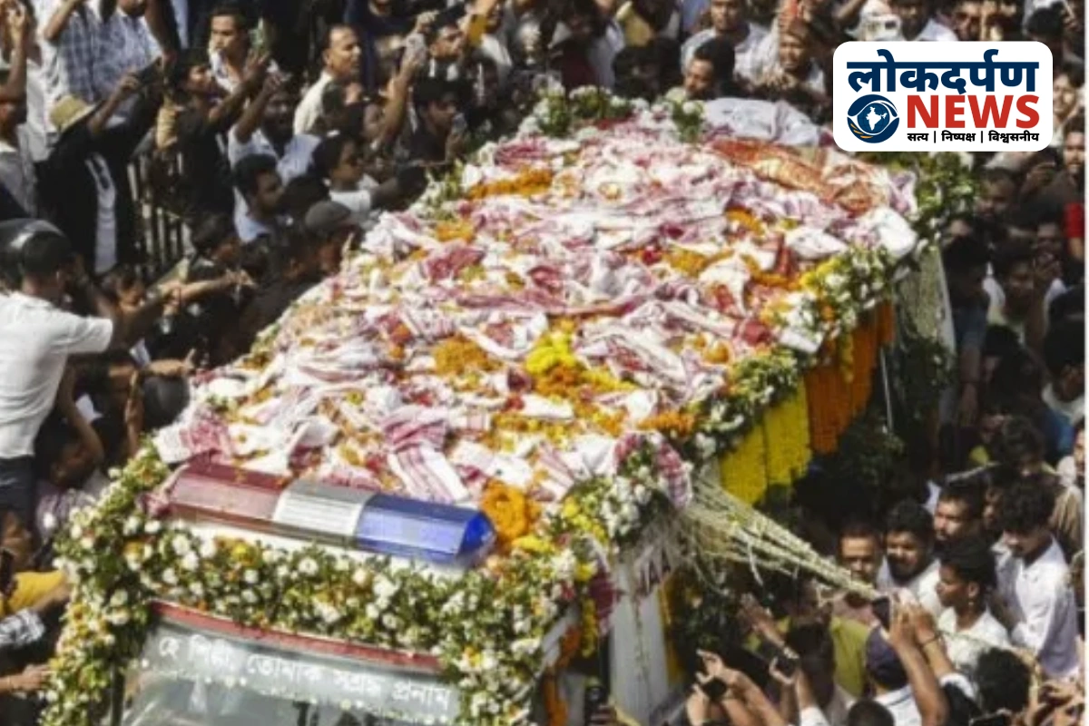 Zubeen Garg Last Rites at Sarusajai Stadium – Thousands Gather to Pay Tribute