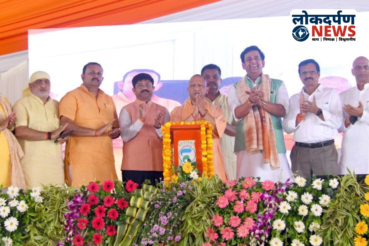 CM Yogi Adityanath inaugurating development projects in Gorakhpur | Gorakhpur News