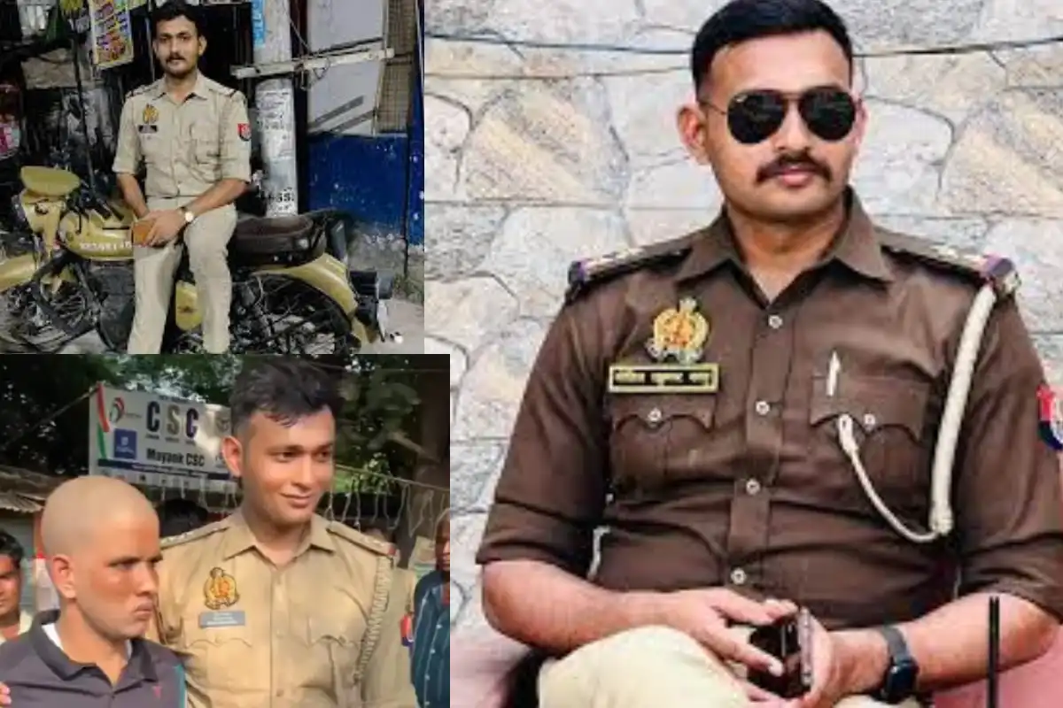 Gorakhpur police officer helping mentally ill homeless man | Gorakhpur News