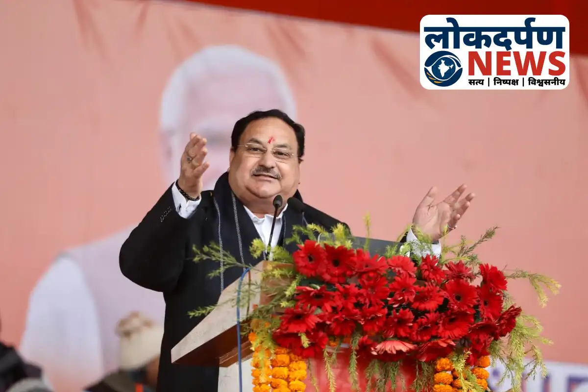 JP Nadda addressing an election rally in Patepur, Vaishali | Bihar News