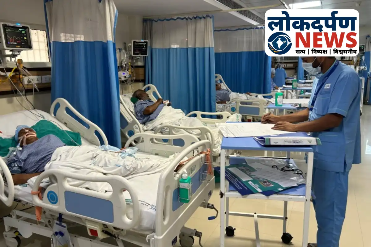 Patients receiving treatment in Gorakhpur hospital post Diwali | Gorakhpur News