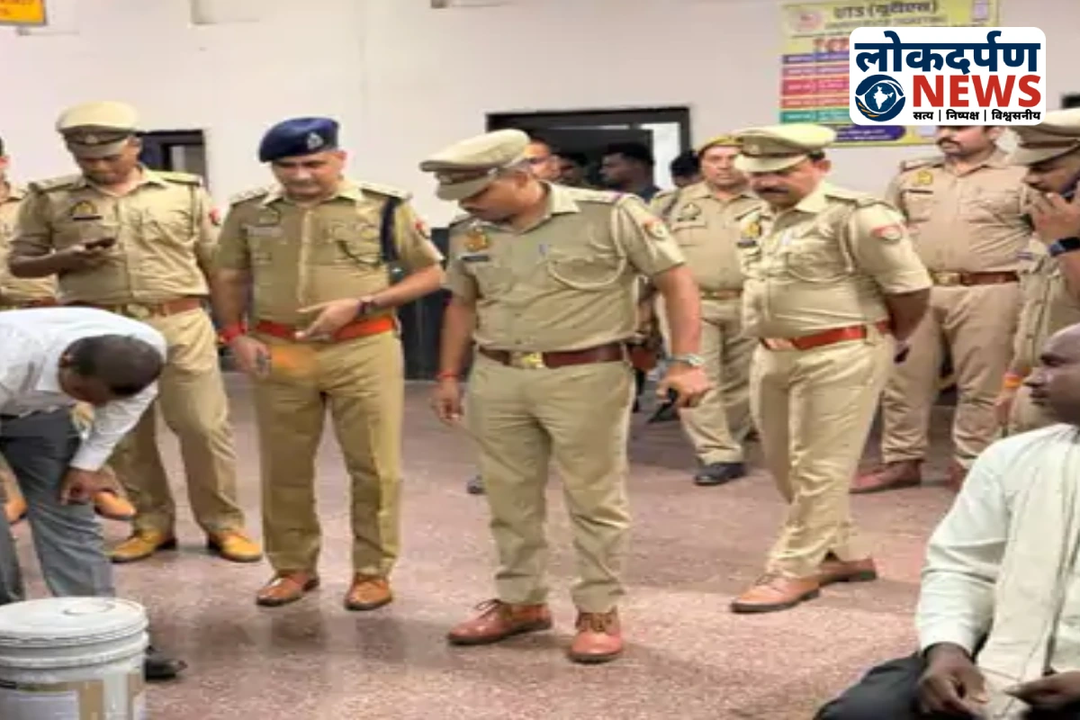 Police conducting security checks at Gorakhpur railway station after Kanpur blast | Gorakhpur News