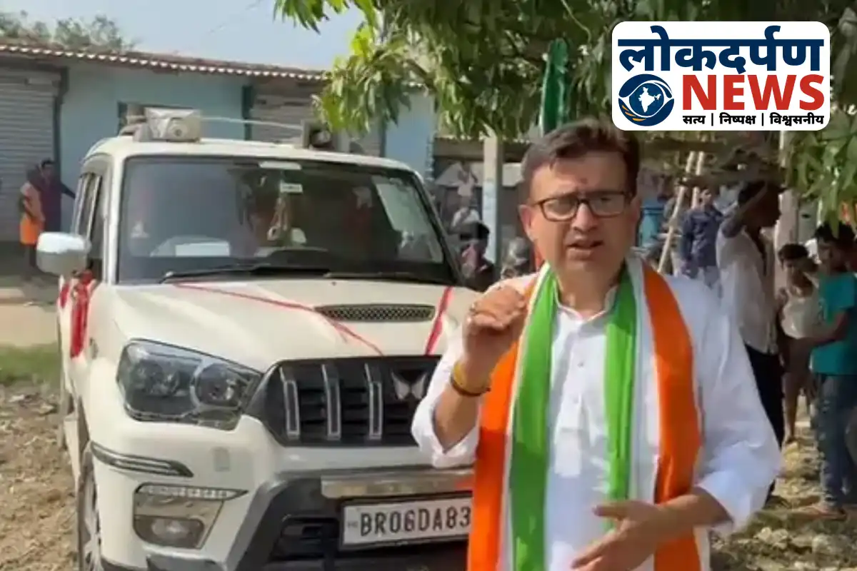 Seized vehicle of BJP candidate Jeevesh Mishra in Jale election controversy | Bihar News