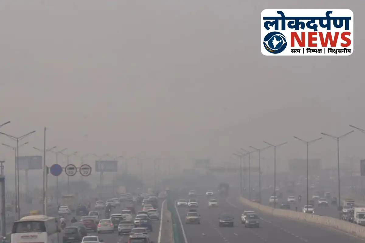 Smog covering Delhi city with heavy air pollution | Delhi News