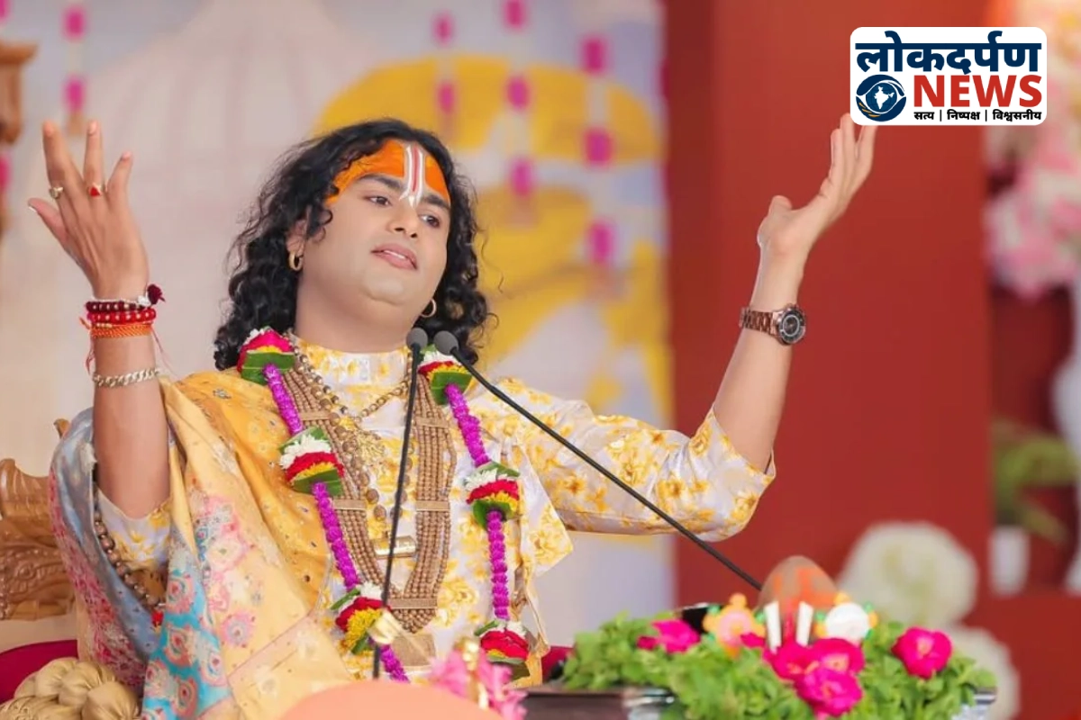 Swami Aniruddhacharya addressing devotees at Shri Ram Mahayag in Ayodhya | UP News