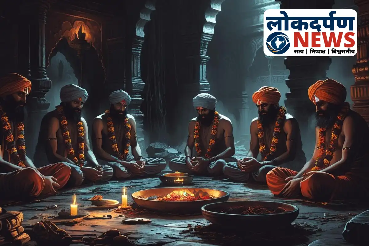 Tantrik performing rituals at Chakratiirth crematorium in Ujjain | Bihar News