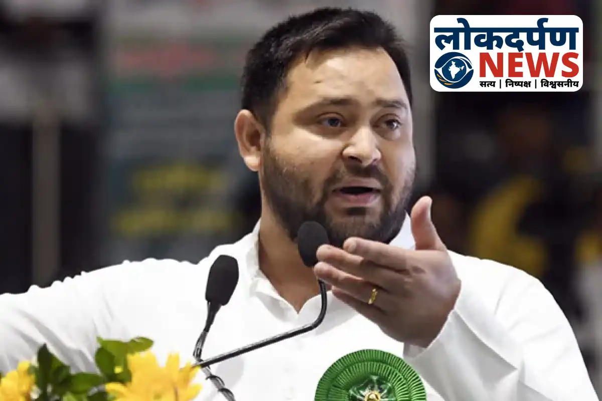 Tejashwi Yadav addressing supporters at Shahpur assembly rally, Bhojpur | Bihar News