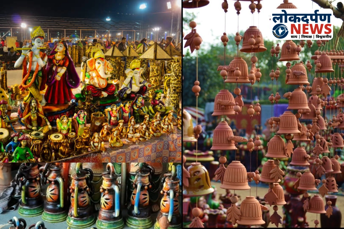 Visitors enjoying Swadeshi Mela 2025 at Champa Devi Park Gorakhpur | Gorakhpur News