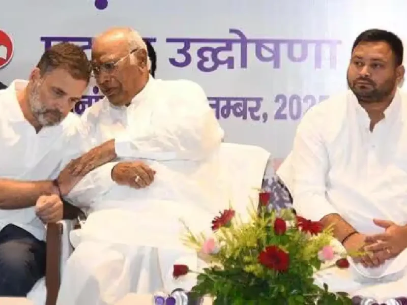 लखीसराय में कांग्रेस का शक्ति प्रदर्शन: अंबा प्रसाद और अमरेश अनीश का भव्य रोड शो, कहा- जनता बदलाव के मूड में है