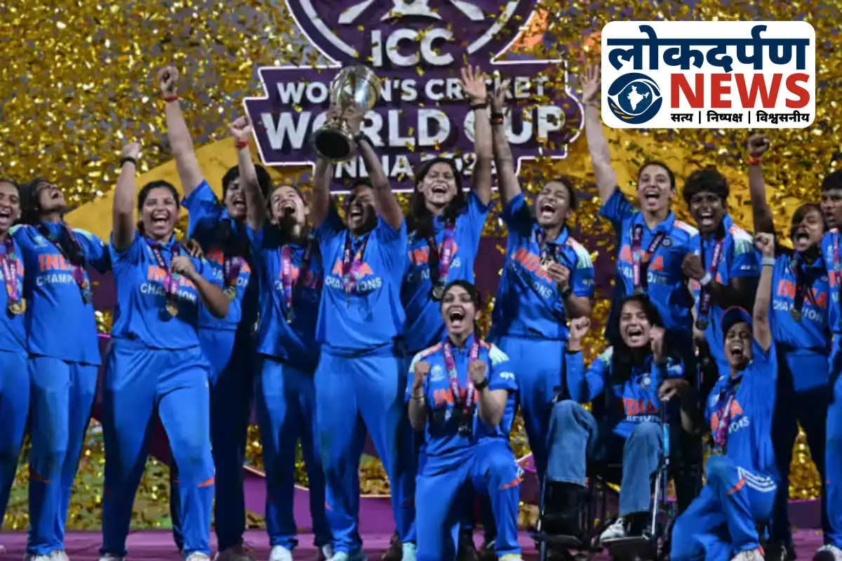 Deepti Sharma celebrates fifty and five wickets in Women’s World Cup Final | UP News