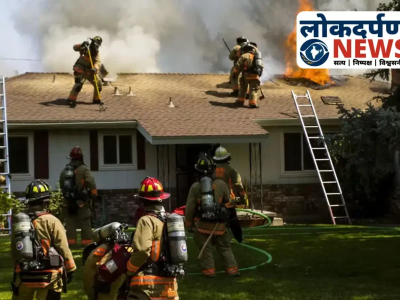 गोरखपुर में शॉर्ट सर्किट से लगी आग: पत्नी की दर्दनाक मौत, पति गंभीर रूप से झुलसा
