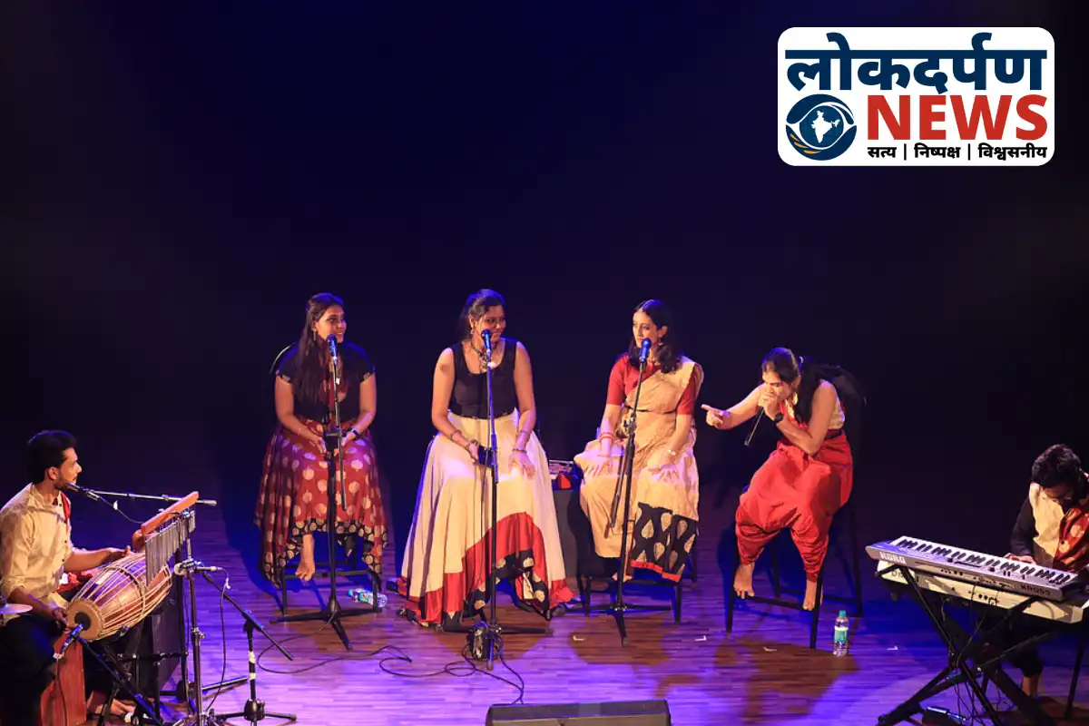 Fusion music band performs at Gorakhpur Book Festival with devotional and Bollywood songs | Gorakhpur News