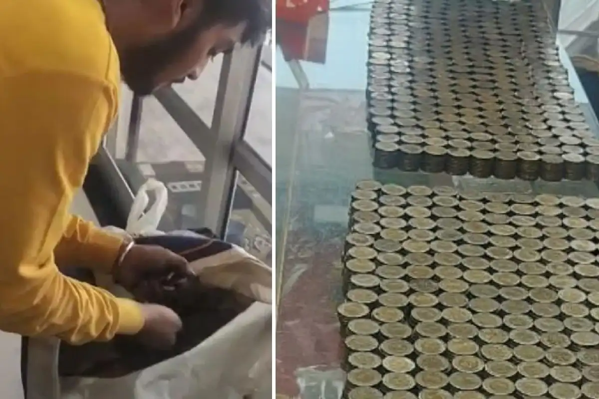 Kanpur paan seller Abhishek Yadav gifts gold chain to wife after saving coins for a year
