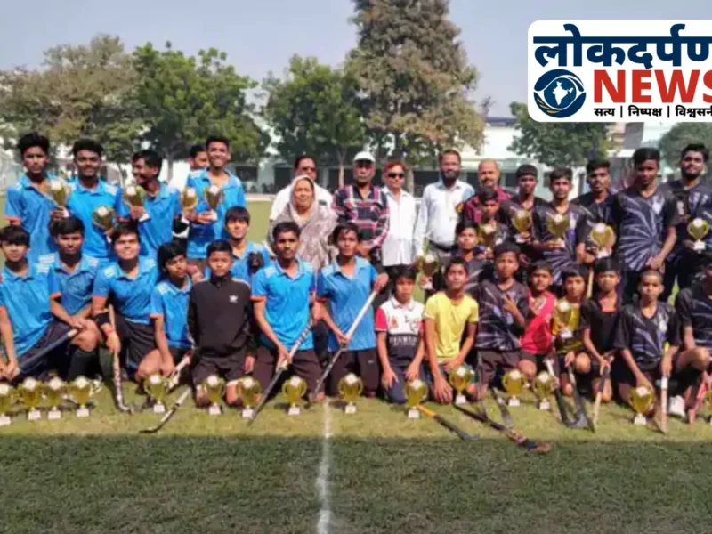 गोरखपुर में ग्रामीण हॉकी संघ की स्वर्ण जयंती पर रोमांचक मैच: एमएसआई इंटर कॉलेज ने मौलाना आज़ाद स्कूल को 3-2 से हराया