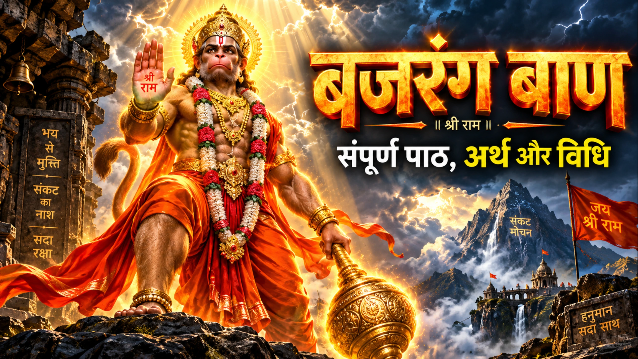 Bajrang Baan in Hindi: संपूर्ण बजरंग बाण पाठ, अर्थ और पढ़ने की विधि