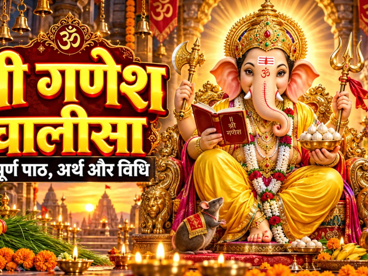 Ganesh Chalisa in Hindi: श्री गणेश चालीसा संपूर्ण पाठ, अर्थ और विधि सहित