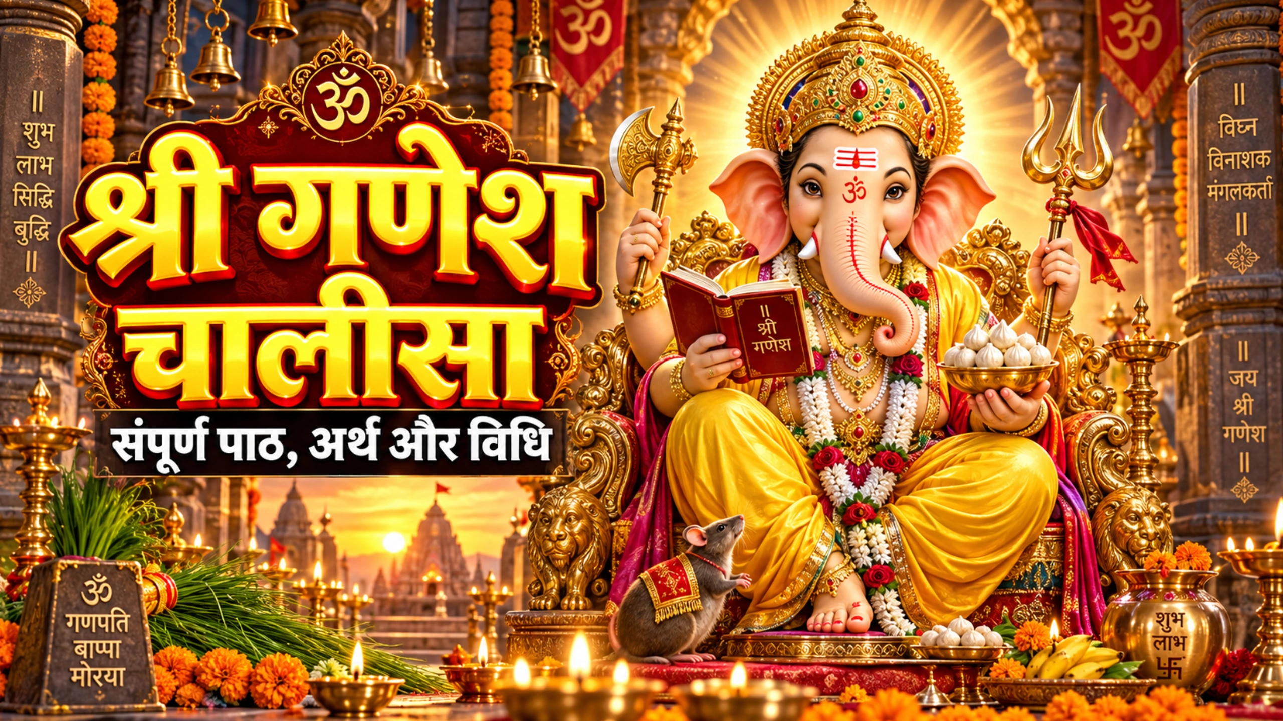 Ganesh Chalisa in Hindi: श्री गणेश चालीसा संपूर्ण पाठ, अर्थ और विधि सहित
