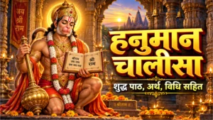 Hanuman Chalisa Lyrics in Hindi: हनुमान चालीसा हिंदी में – शुद्ध पाठ, अर्थ और विधि सहित