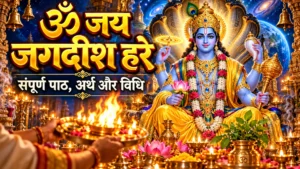 Om Jai Jagdish Hare in Hindi: ॐ जय जगदीश हरे – संपूर्ण पाठ, अर्थ और विधि