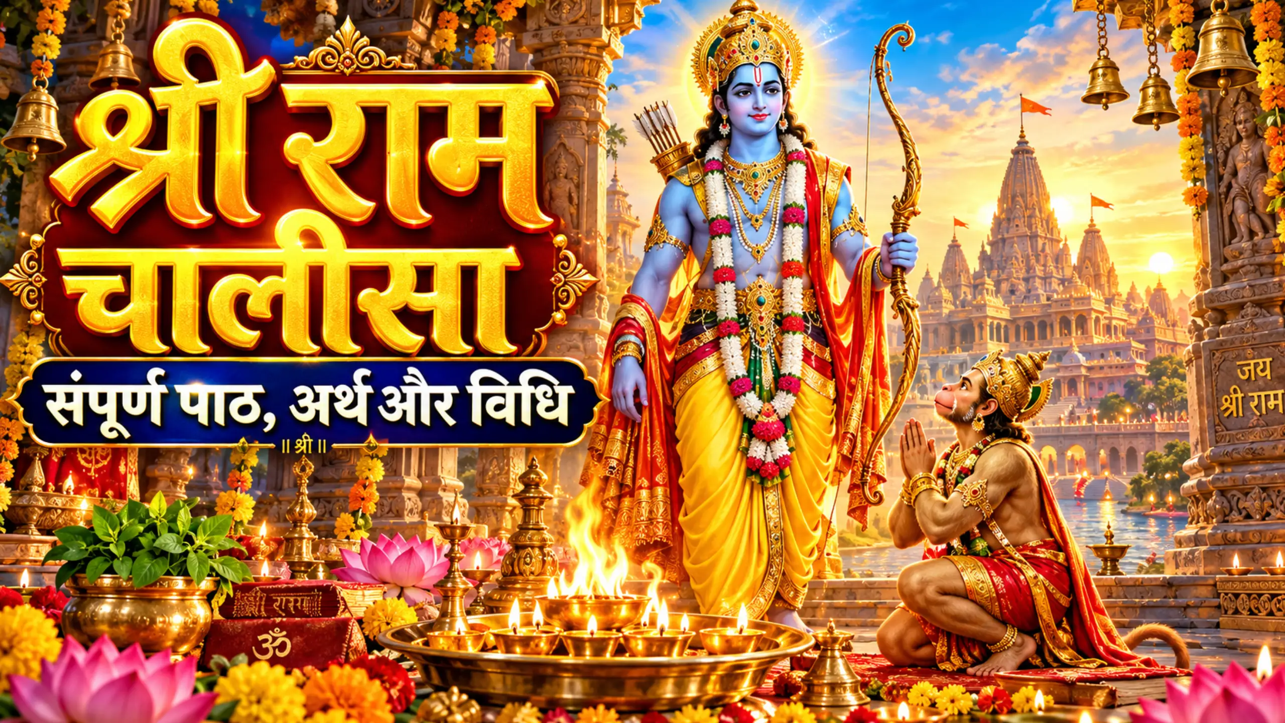 Ram Chalisa in Hindi: श्री रघुवीर भक्त हितकारी - संपूर्ण पाठ, अर्थ और विधि